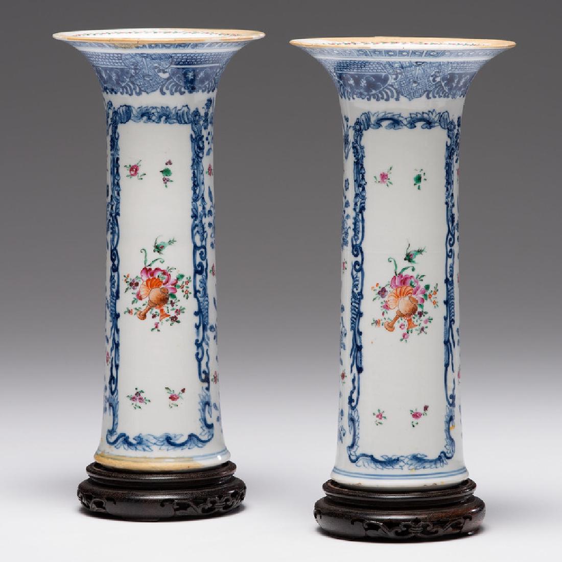 Chinese Export Famille Rose Vases (1 of 5)