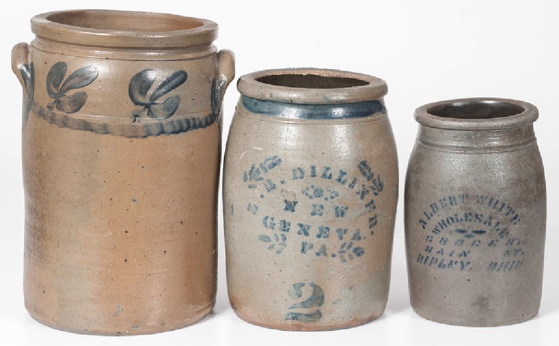 Stoneware Crocks, Ohio and Pennsylvania Examples (1 of 4)