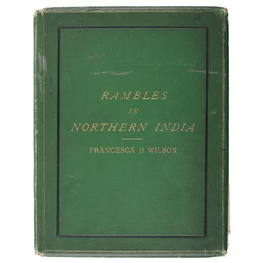 Rambles in Northern India, Rare Photo Book, 1876: Rambles in Northern India. With Incidents and Descriptions of Many Scenes of the Mutiny, Including Agra, Delhi, Lucknow, Cawnpore, Allahabad, Etc. With Twelve Large Photographic Views, by Francesca H.