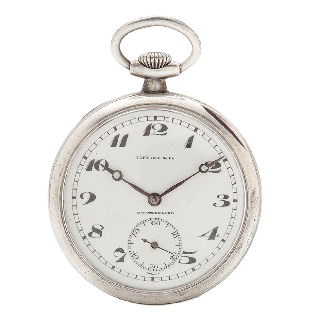Tiffany & Co. Pocket Watch with Sterling Silver Case (1 of 5)