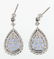 Tanzanite and Diamond Earrings in Platinum - 2