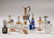 Glass and Metal Perfume Bottles and Atomizers, Plus - 2