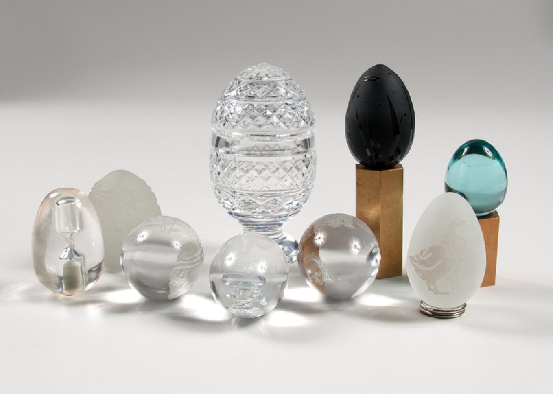 Assorted Glass Eggs (1 of 2)