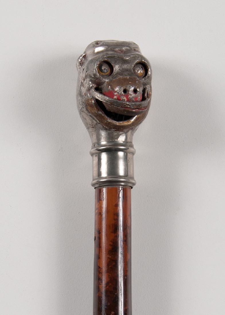 French Monkey Gadget Cane (1 of 2)