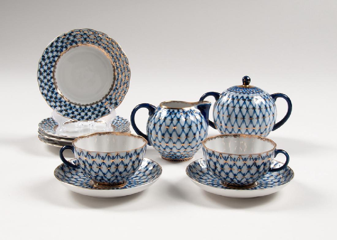 Russian Porcelain Breakfast Set for Two (1 of 2)