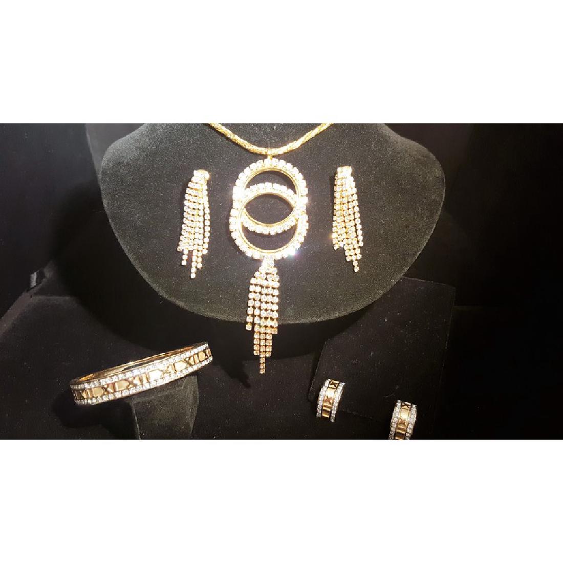 Hobé and Blair's Landing  in Gold Tone with Rhinestones (1 of 1)