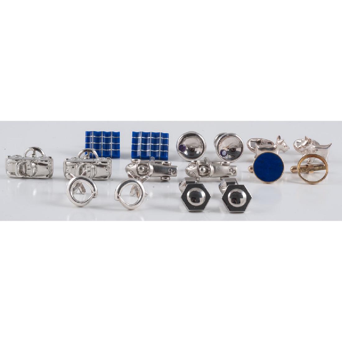 Eight Pairs of Cufflinks Including Paloma Picasso for (1 of 1)