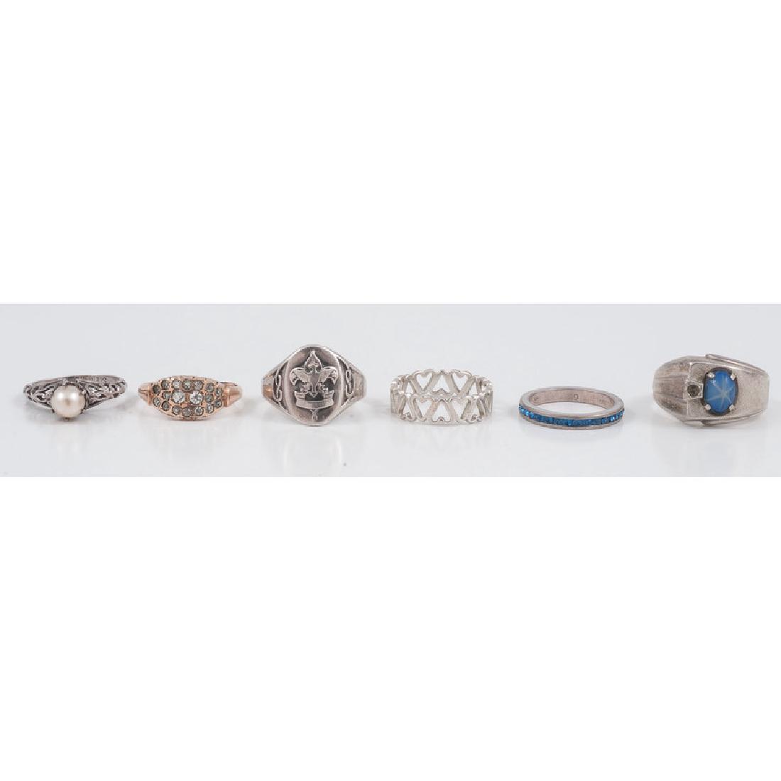 Sterling Silver Rings With and Without Gemstones PLUS (1 of 2)