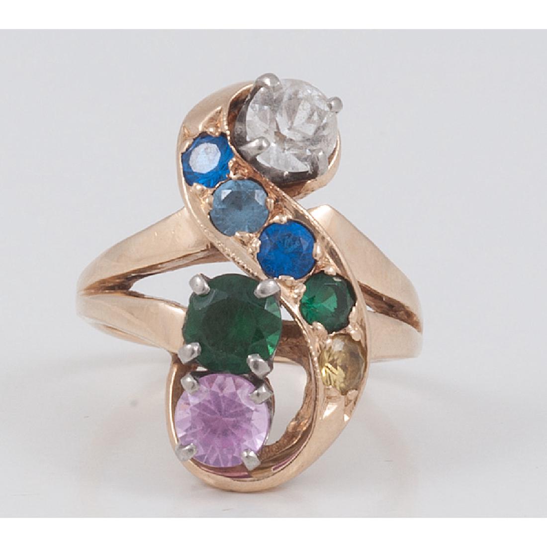 Mother's Ring in 14 Karat Yellow Gold 4.3 Dwt. (1 of 3)