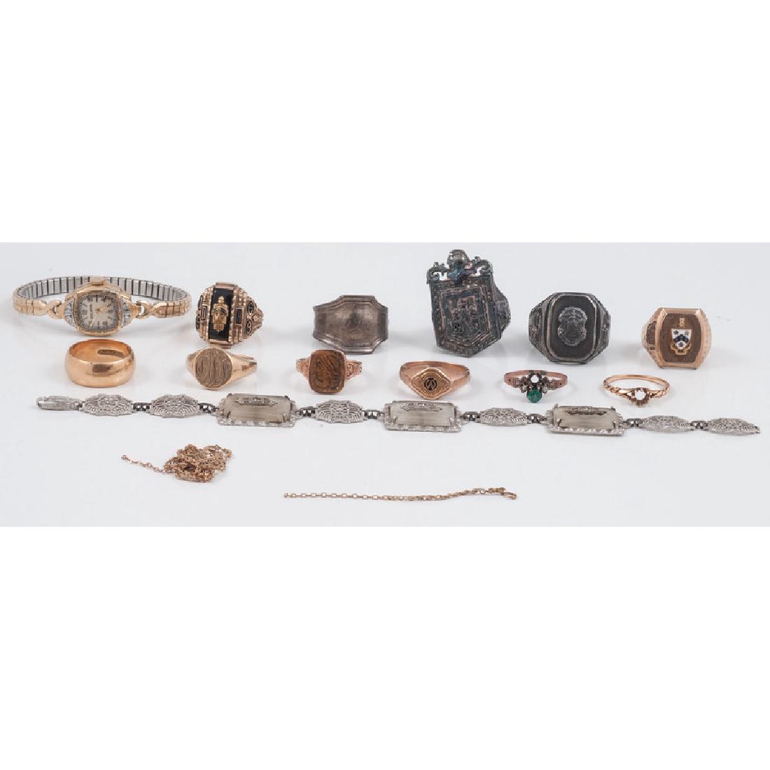 Assortment of Jewelry in Karat Gold PLUS (1 of 2)