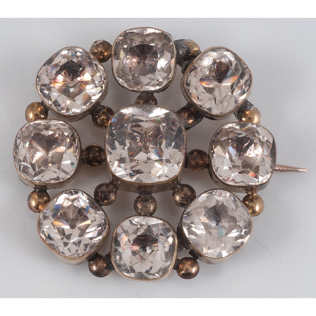 Victorian Paste Brooch in 14 Karat Gold 8.0 Dwt. (1 of 2)