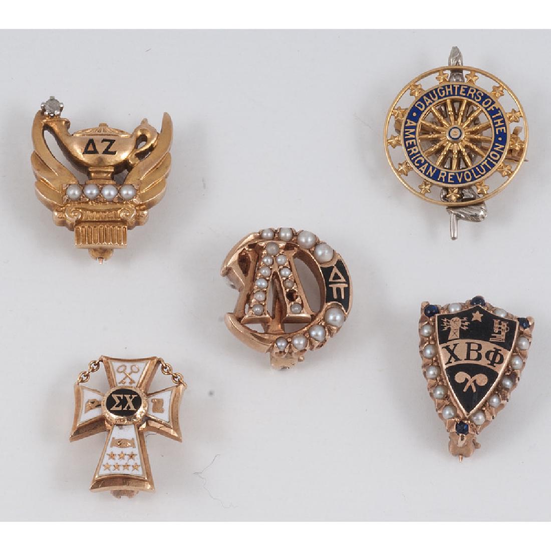 Five Pins in Karat Gold (1 of 2)