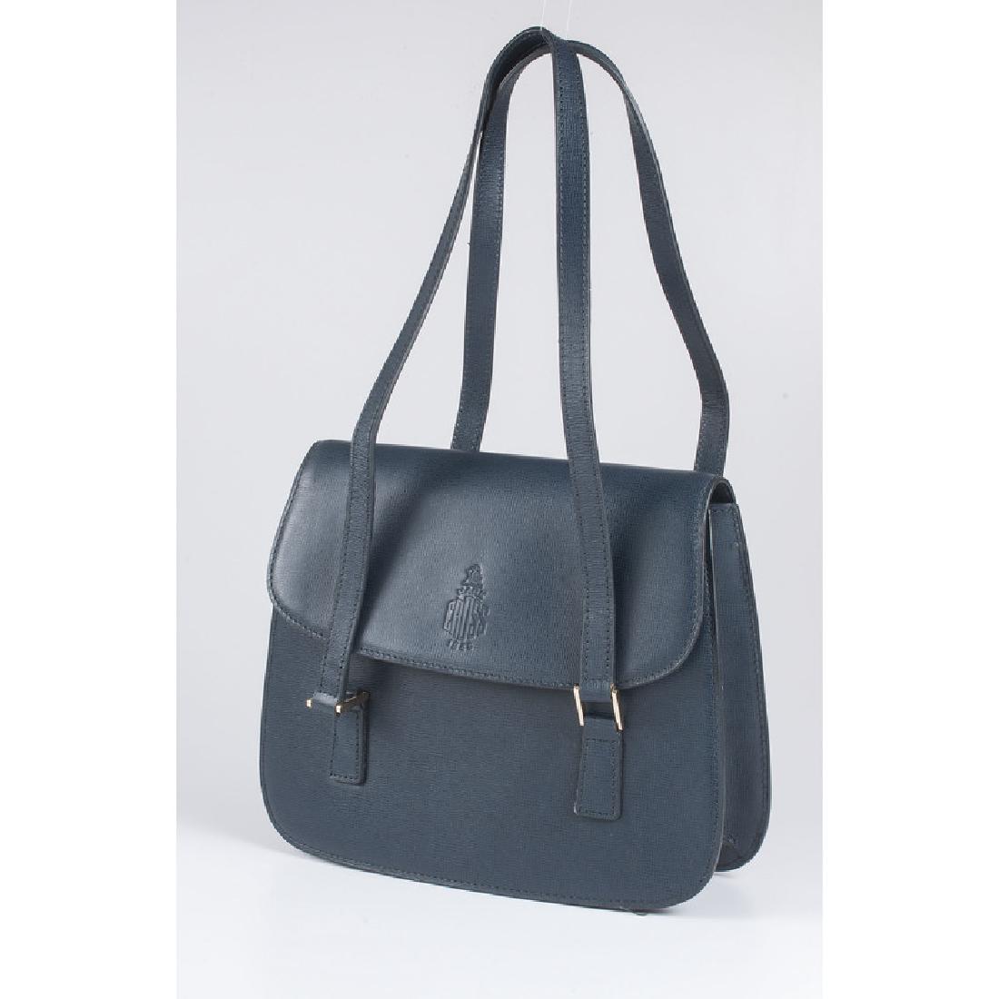 Mark Cross Handbag in Blue Leather (1 of 4)