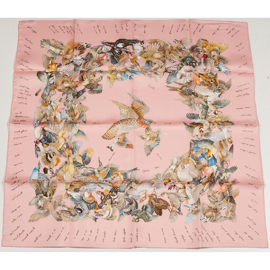 Hermes "L'intrus" Silk Scarf (1 of 2)