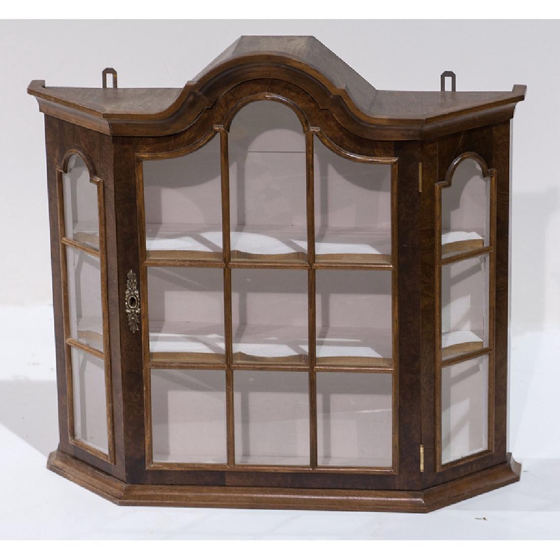 Burled Walnut Hanging Display Cabinet Dec 15 2017 Cowan S