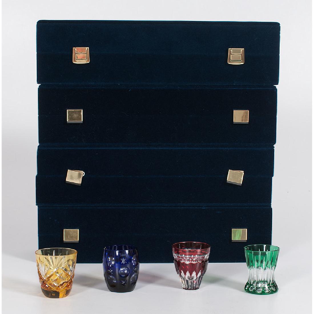 Faberge Crystal Vodka Glasses