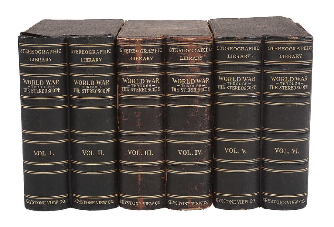 Six-volume Set of 300 World War I Stereocards (1 of 2)