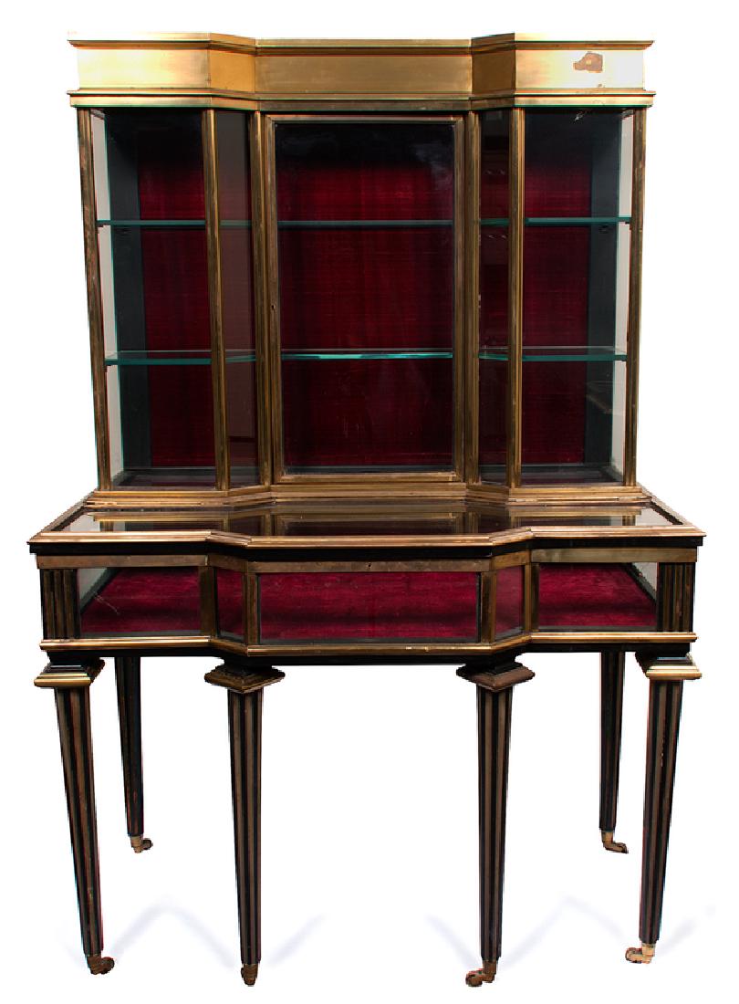 French Ebonized Vitrine (1 of 4)