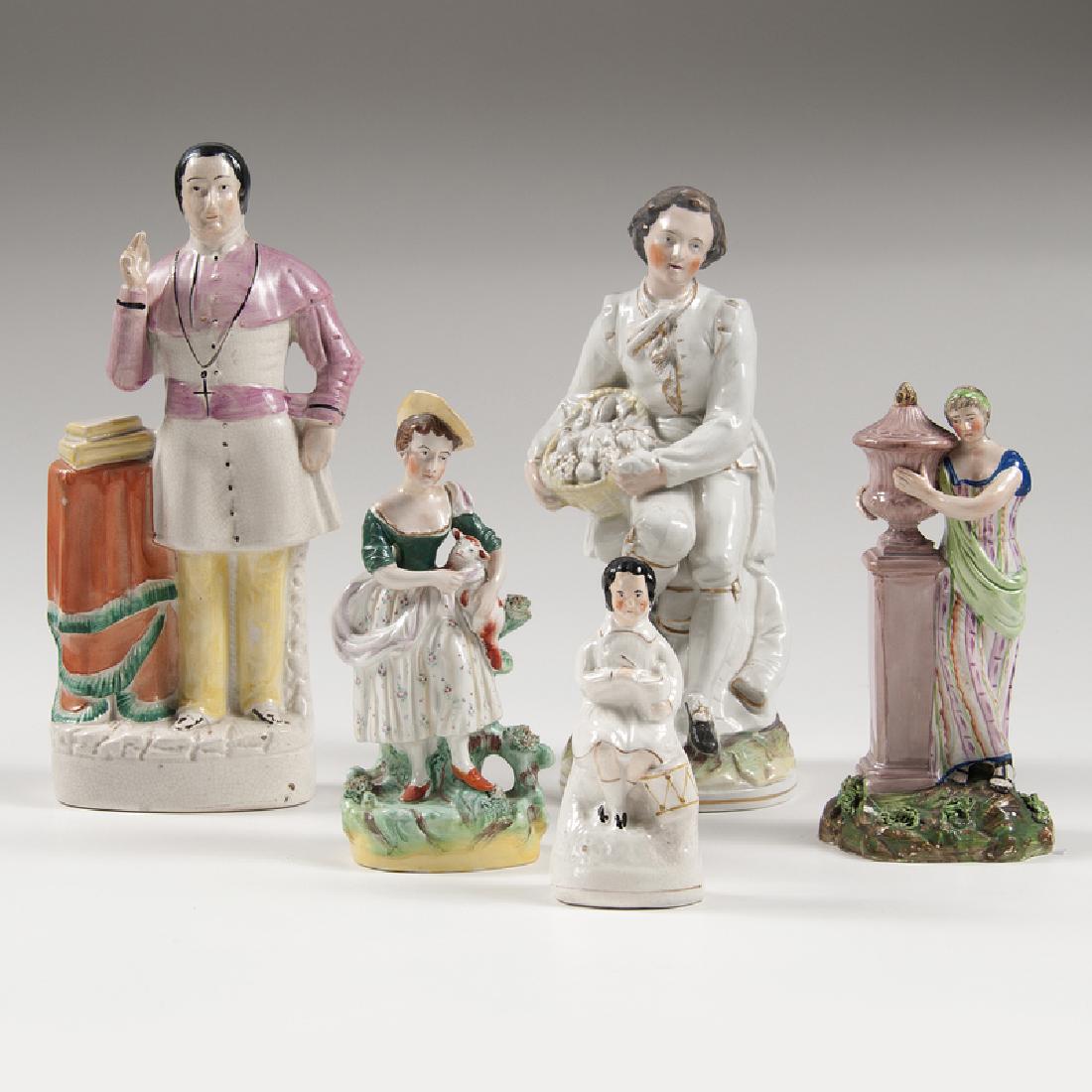 Staffordshire Figures, Lot of Five (1 of 2)