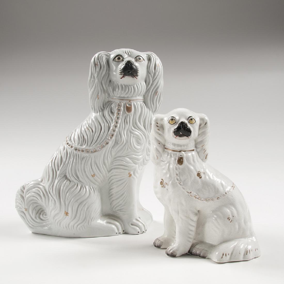 Staffordshire Spaniels, Lot of Two (1 of 2)