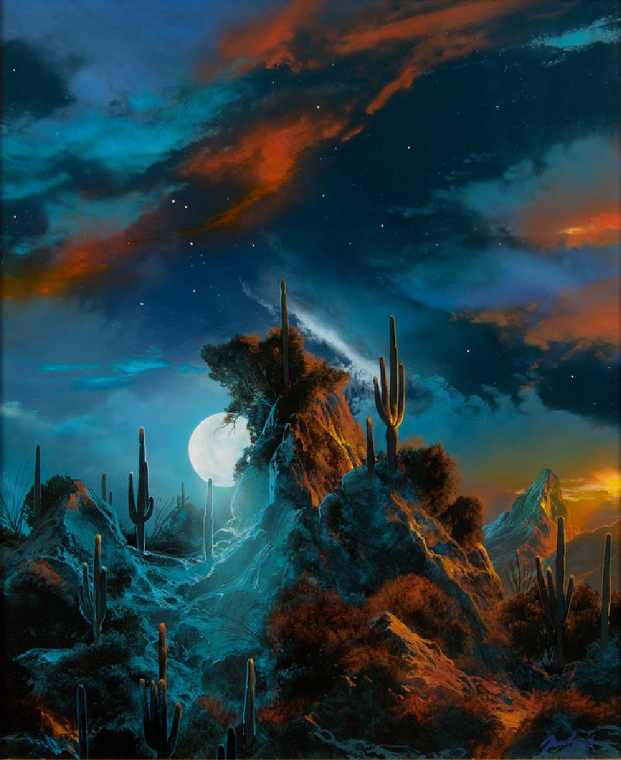 Dale Terbush (American, b. 1948) Acrylic on Board (1 of 3)