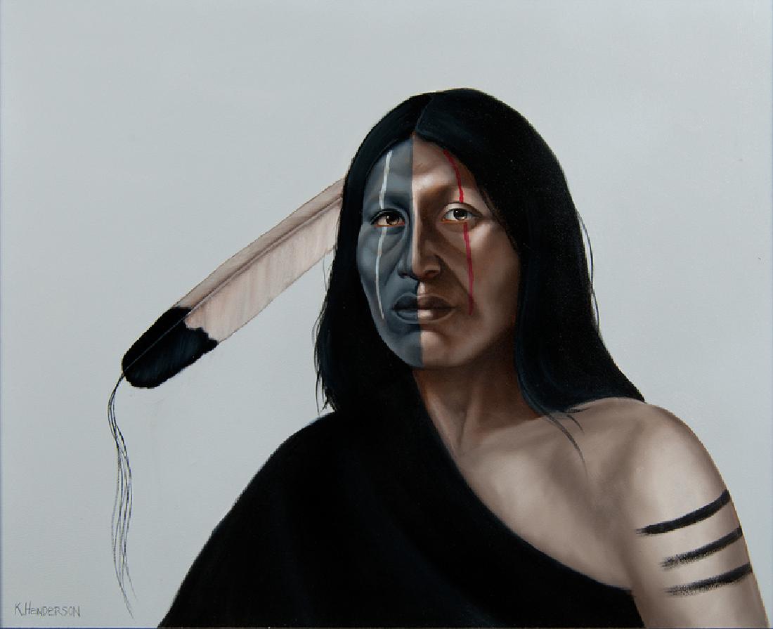 Kathleen Henderson (American, b. 1963) Acrylic on (1 of 2)