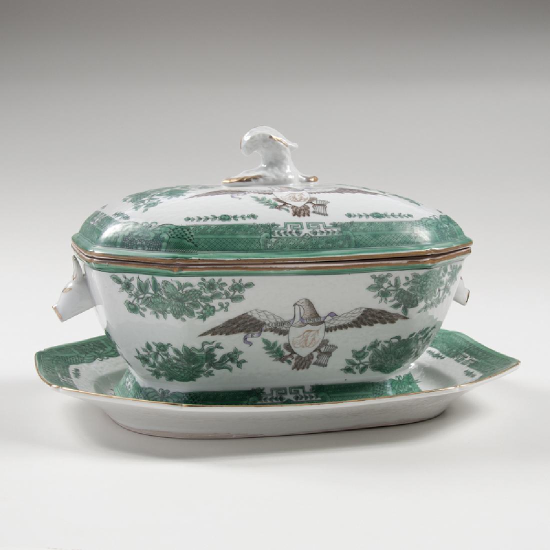 Chinese Export Fitzhugh Porcelain Tureen (1 of 3)
