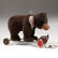 Steiff Teddy Bear on Wheels