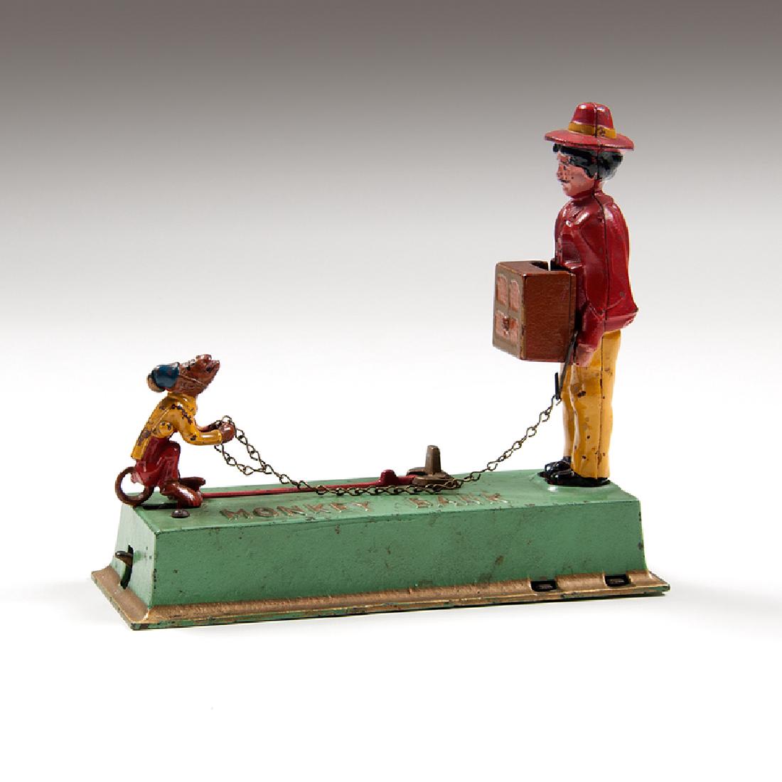 Hubley Monkey Mechanical Bank (1 of 3)