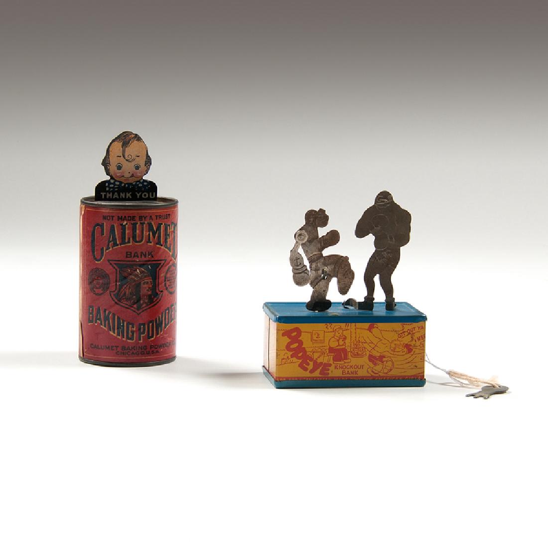 Tin Mechanical Banks, Lot of Two (1 of 2)