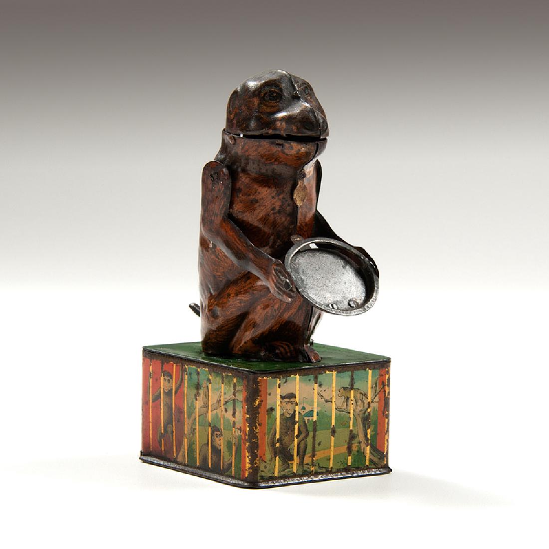 Maienthau & Wolf Monkey with Tray Mechanical Bank (1 of 4)