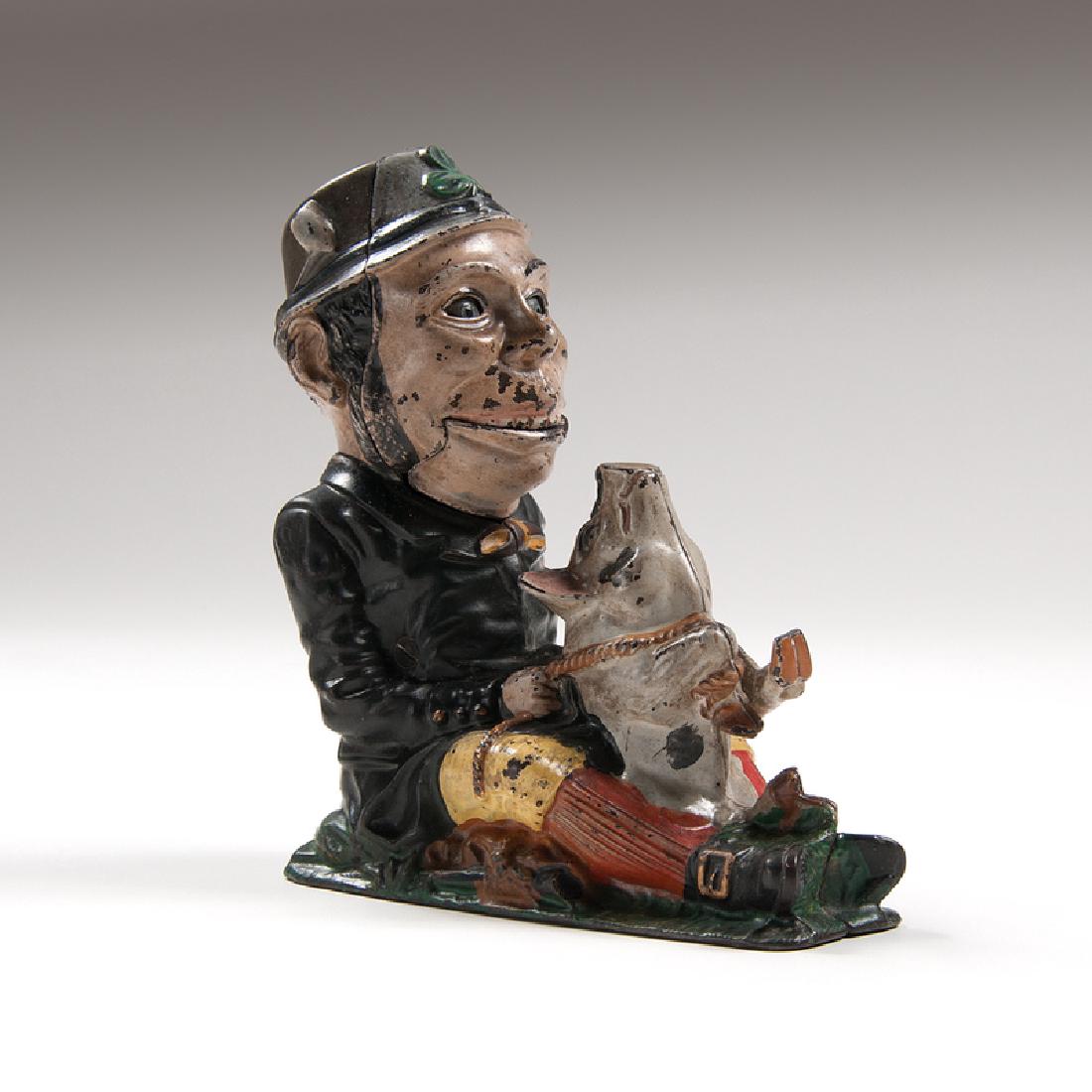 J. & E. Stevens Paddy and the Pig Mechanical Bank (1 of 6)