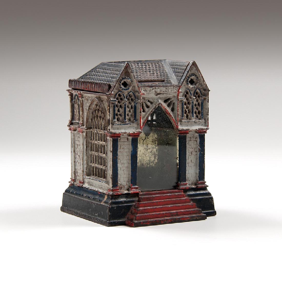 J. & E. Stevens Multiplying Mechanical Bank (1 of 4)