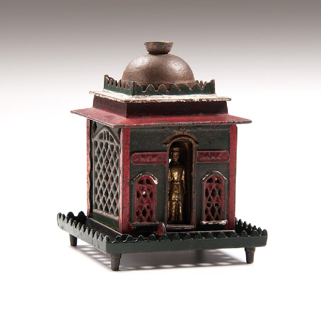 J. & E. Stevens New Mechanical Bank (1 of 3)