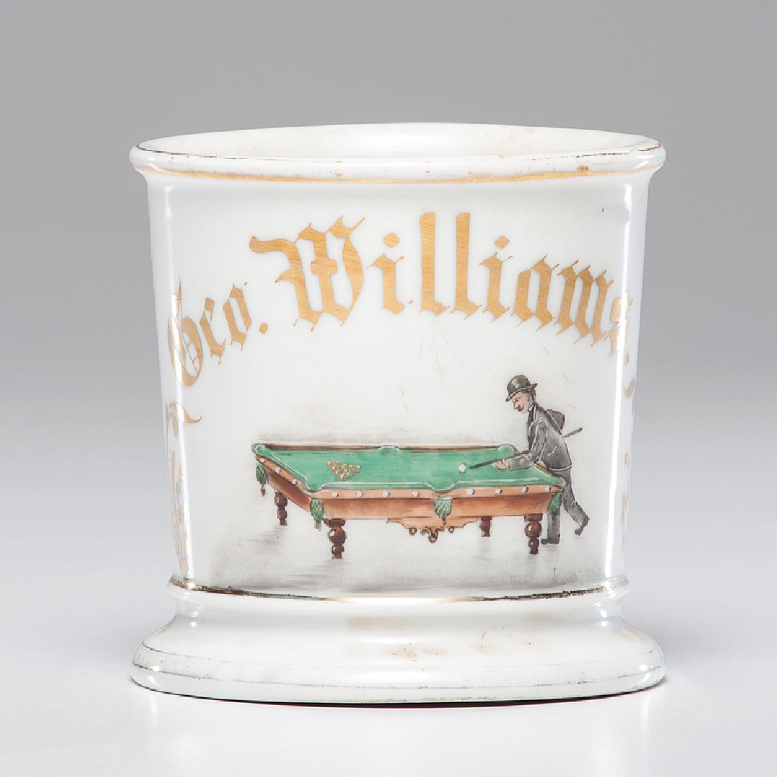 Billiard Player Occupational Shaving Mug (1 of 3)