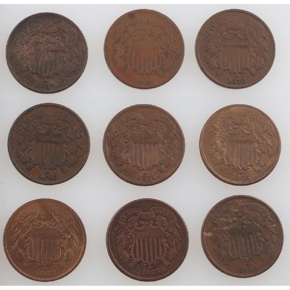 United States Two Cent Pieces 1864-1871 (1 of 2)