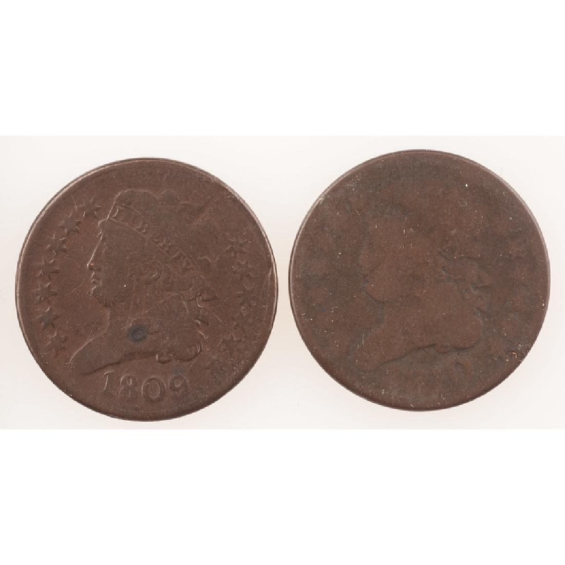 United States Half Cents 1809-1810 (1 of 2)