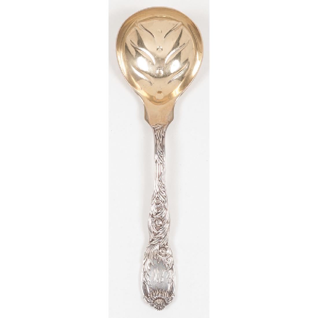 Tiffany & Co. Sterling Chrysanthemum Serving Spoon (1 of 4)