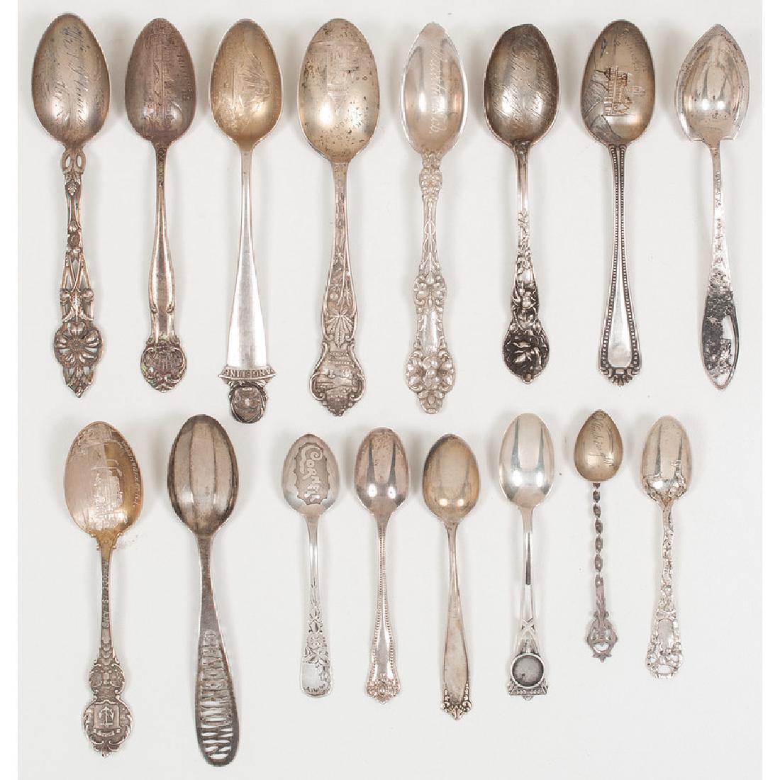 American Sterling Silver Souvenir Spoons (1 of 7)
