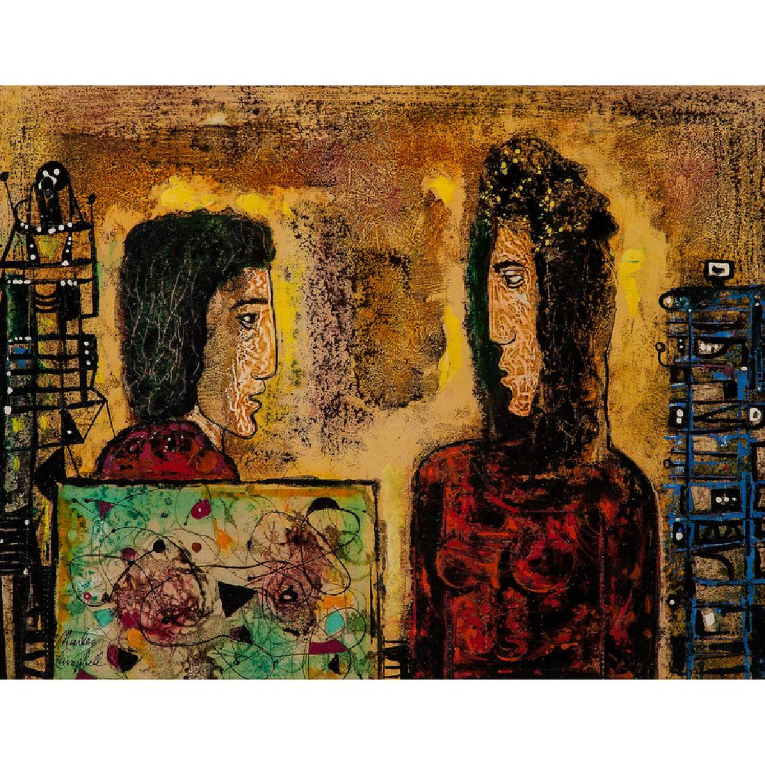 Charles Malcolm Campbell (American, 1905-1985): Untitled oil on board signed l.l. framed 10.5 x 13.5 in. (sight), 13.75 x 16.75 in. (frame)