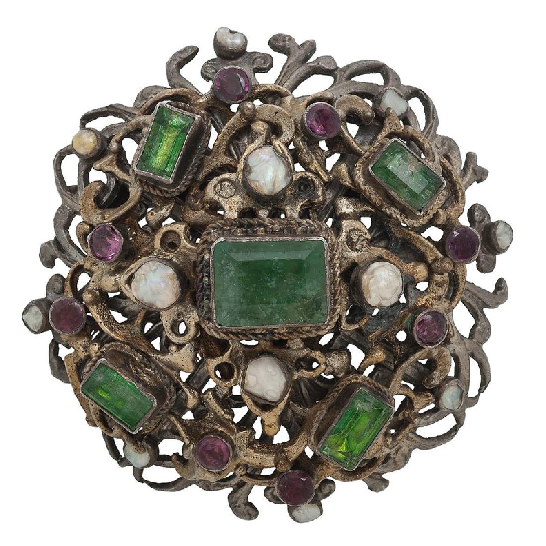 Gilt Austro Hungarian Brooch (1 of 2)