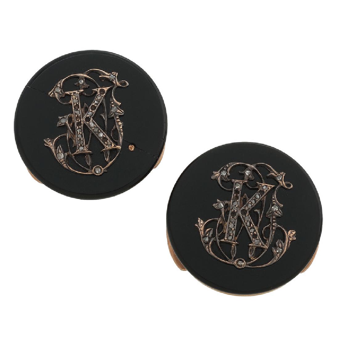 18 Karat Gold Victorian Button Covers (1 of 3)