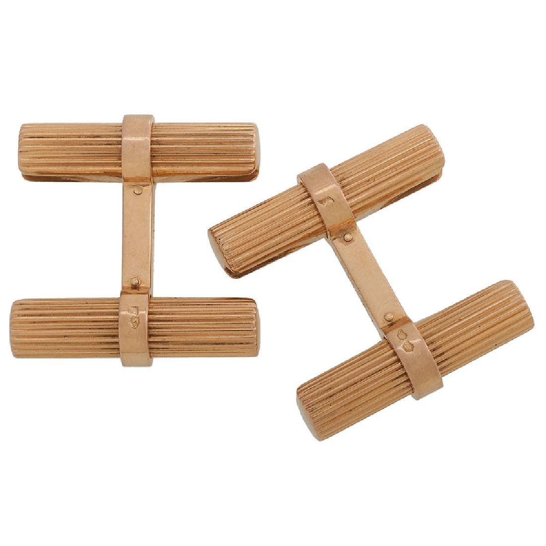 Mellerio 18 Karat Yellow Gold Cufflinks (1 of 4)