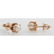 14 Karat Yellow Gold Bracelet and Earrings - 2