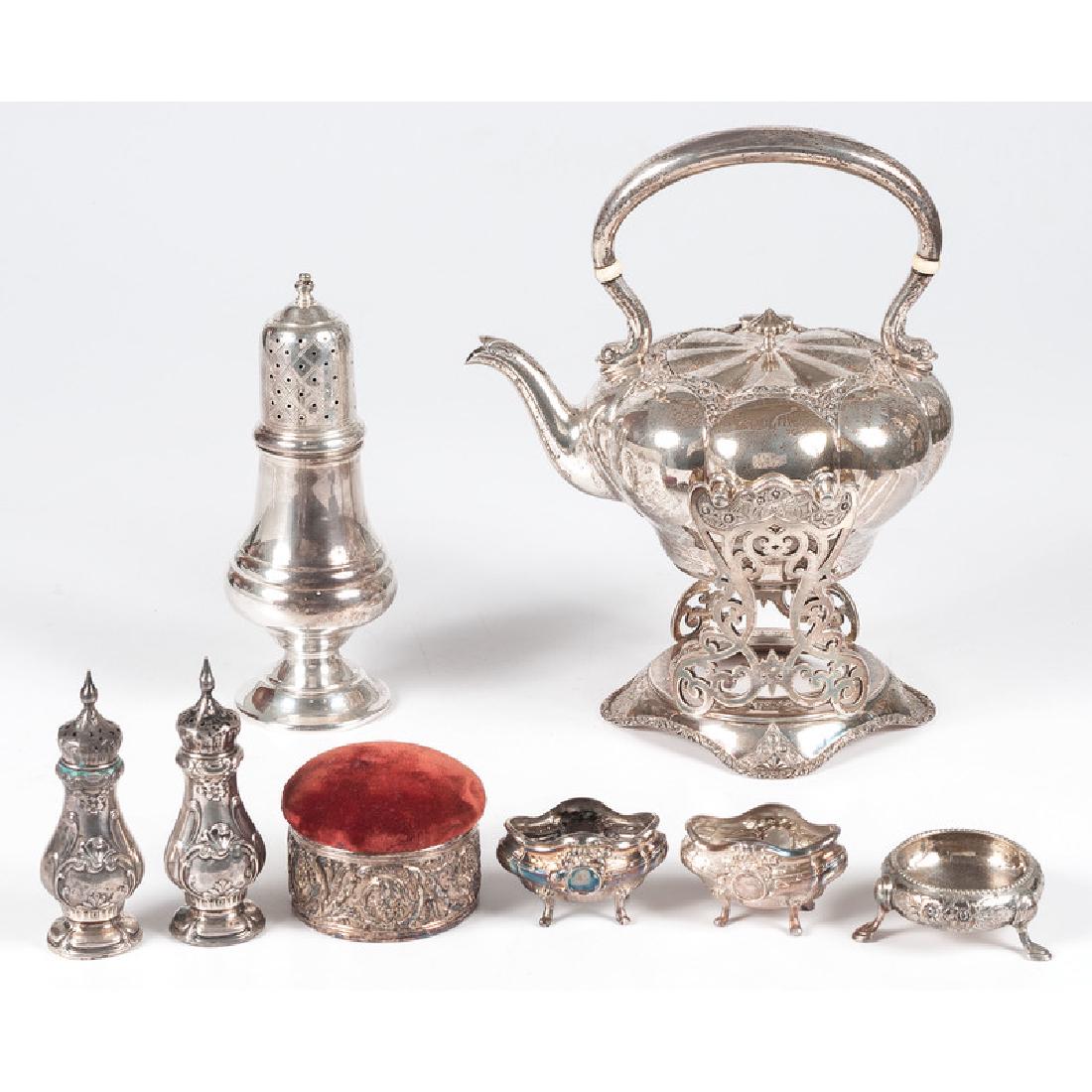 Reed & Barton Sterling Teapot on Stand, Plus (1 of 9)