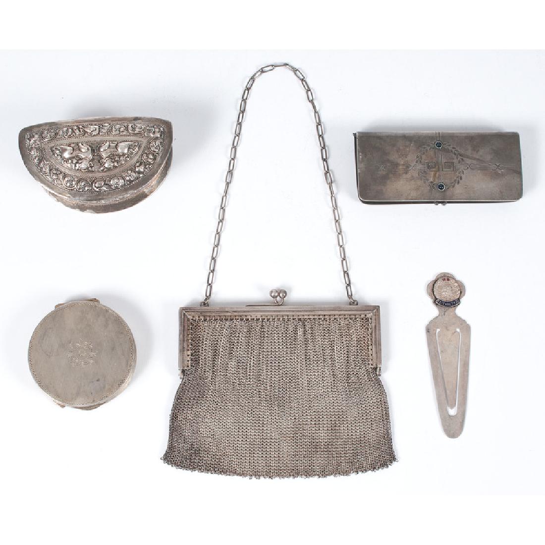 Sterling Mounted Purse and Other Accessories (1 of 6)