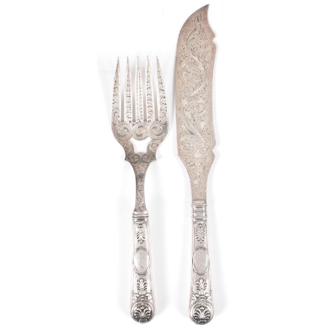 Bailey & Co. Silver Fish Serving Set (1 of 4)
