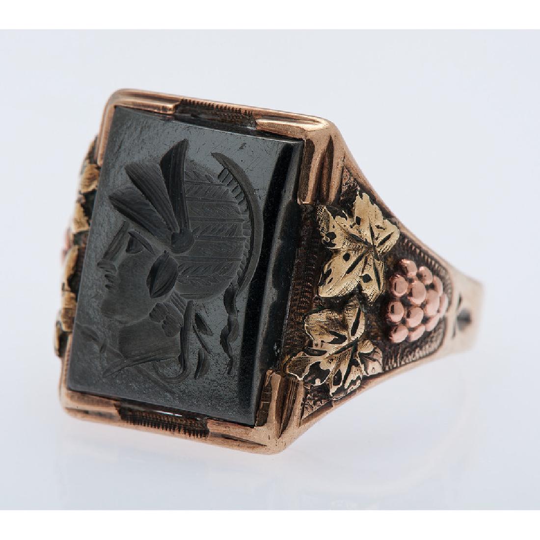 10 Karat Yellow Gold Intaglio Ring (1 of 3)