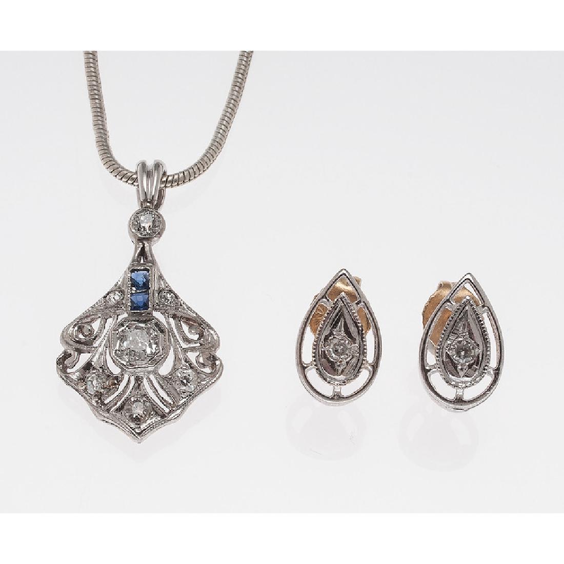 Platinum Edwardian Pendant PLUS (1 of 3)