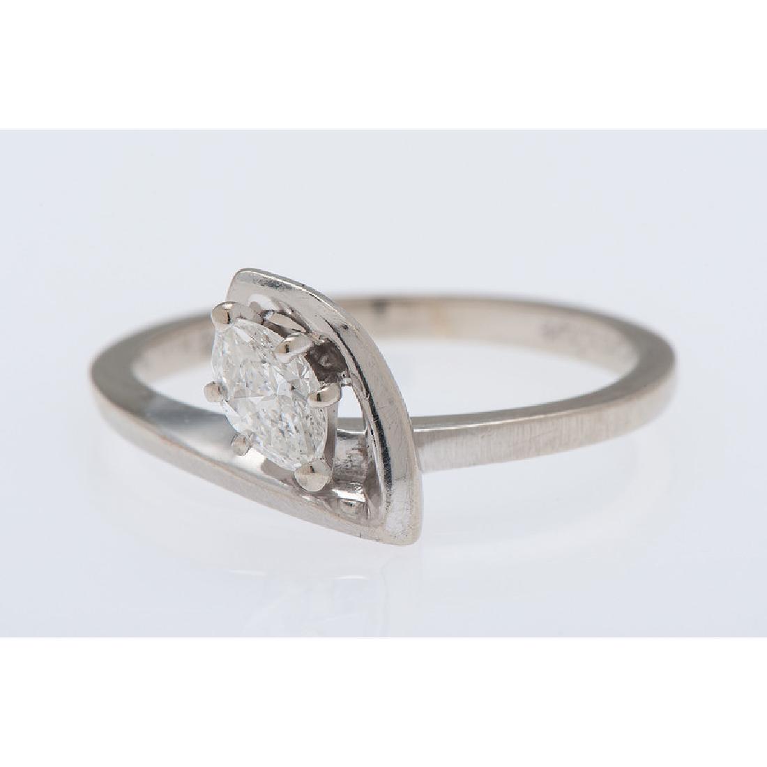 14 Karat White Gold Diamond Ring (1 of 3)